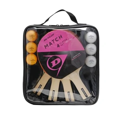 Afbeelding van DUNLOP Tafeltennisset MATCH 4 PLAYER SET