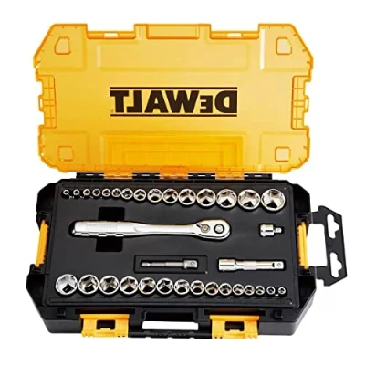 Afbeelding van DEWALT® DWMT45034 Mechanics 1/4&quot;. en 3/8&quot;. Drive Socket Set (34 st.)