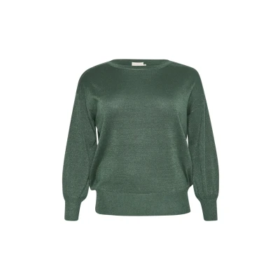 Afbeelding van Kaffe Curve Regitta Trui, Dames, Maat: 50/52, Garden topiary
