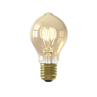 Afbeelding van LED lamp Curved goud A60DR Peer E27