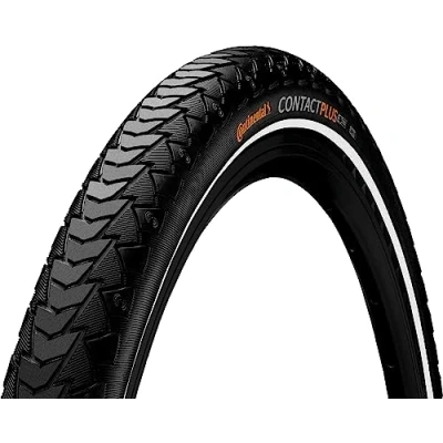 Afbeelding van Continental Buitenband Contact Plus Reflex 24 x 1.75&quot;&quot;/ 47 507 zwart met reflectie