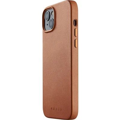 Afbeelding van MUJJO Leather Case met MagSafe iPhone 14 / 15 Plus bruin CL 025 TN