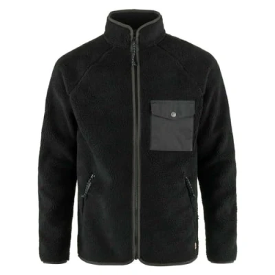 Afbeelding van Vest Fjällräven Men Vardag Pile Fleece Black Dark Grey S