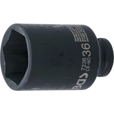 Afbeelding van BGS Kracht dopsleuteldop zeskant, diep 1/2&quot; 36 mm