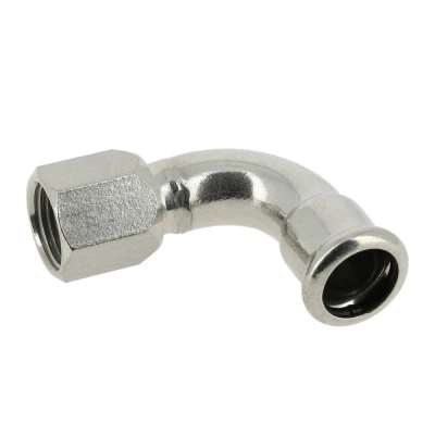 Afbeelding van Bonfix Perskoppeling RVS 316L Bocht 90 Rp1 1/4&quot;x35mm