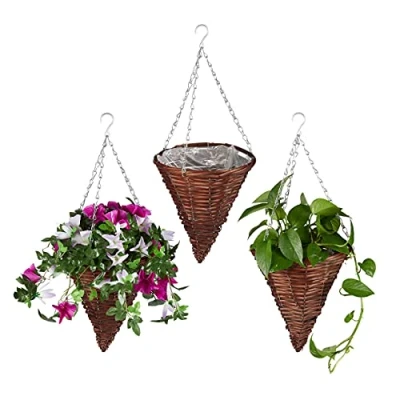 Afbeelding van Relaxdays, Bloempot, hangmand (25 cm)