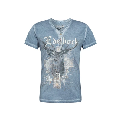 Afbeelding van Stockerpoint Heren Berghero T shirt, blauw (rook), S