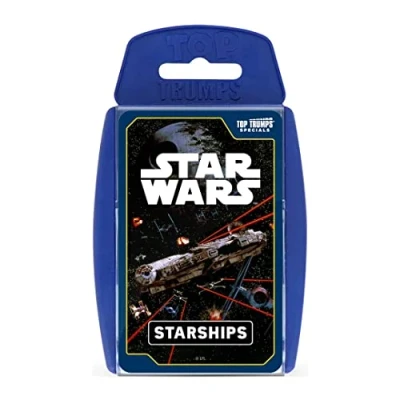 Afbeelding van Top Trumps Star Wars Starships Classics Kaartspel, Speel met de Rebel X Wing, Imperial Destroyer en Fulminatrix, Educatief voor 2 plus spelers is een geweldig cadeau kinderen vanaf 6