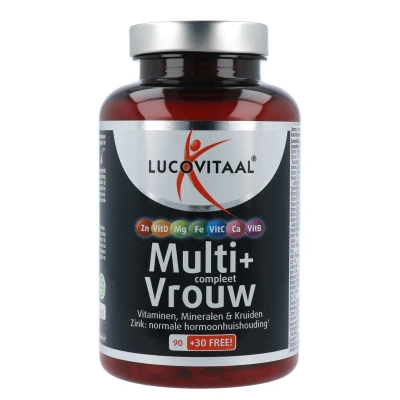 Afbeelding van Lucovitaal Multi+ Compleet Vrouw Tabletten 120TB