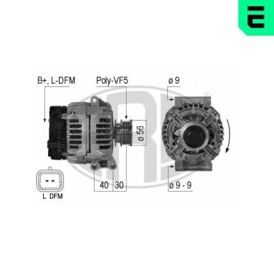 Afbeelding van Dynamo / Alternator ERA 210001A