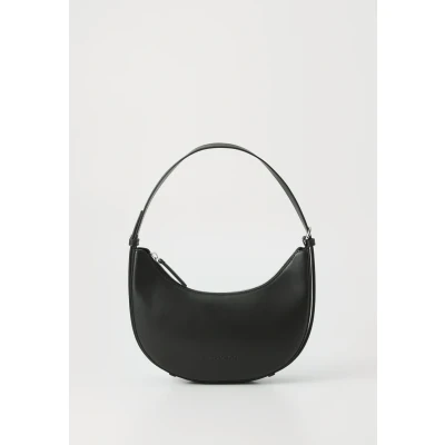Afbeelding van Marc O&#039;Polo Leren Schoudertas Alvi Crossbody Bag Black Zwart