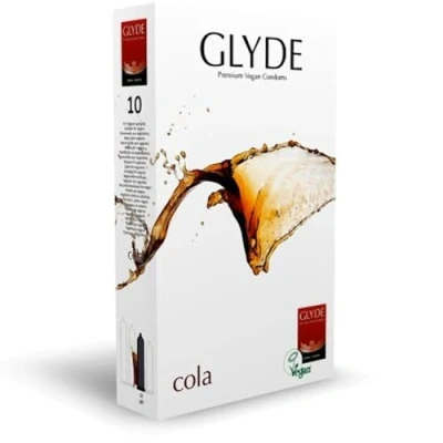 Afbeelding van Glyde Ultra Cola Zwart 10 stuks Condooms