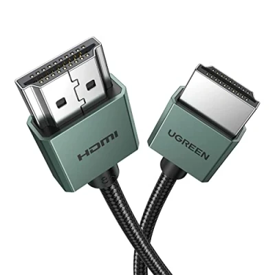 Afbeelding van UGREEN 8K HDMI kabel, 2.1 kabel 10K 60Hz 4K 120Hz DynamicHDR, HDCP, eARC, Hoge snelheid 48Gbps Aluminium compatibel met PS5/PS4, Xbox Series X/S/HDTV projector (1M)