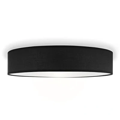 Afbeelding van Smartwares Ide 60044 Plafondlamp/Textielkap, 50 cm diameter, 4 x E27, Zwart
