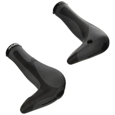Afbeelding van XLC GR G16 Hitch Bar Ends Handvatten Zwart/Grijs