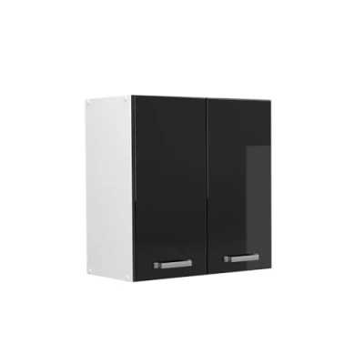 Afbeelding van Vicco Hangkast R Line, Zwart hoogglans/Wit, 60 cm