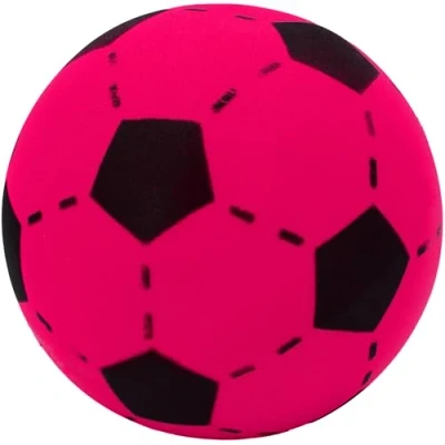 Afbeelding van Kyto Softball 20 cm schuimbal, voetbal voor buiten en binnen, geschikt kinderen vanaf 36 maanden, 1 bal, fuchsia
