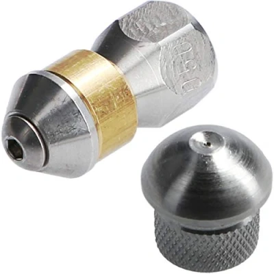Afbeelding van McFilter Buisreinigingsmondstuk voor hogedrukreiniger, stijf (3+1 x 0,8 mm 050) + roterend (3 050), inlaat 1/8 inch IG