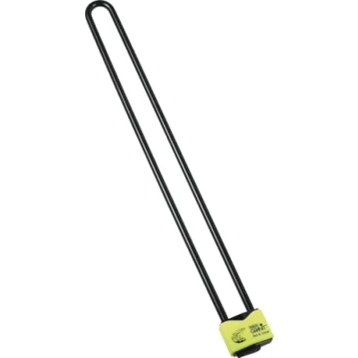 Afbeelding van ABUS Snowmobil 37/55 Shackle Slot, zwart geel voor man