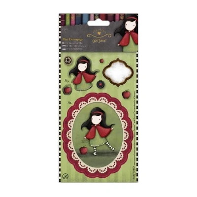 Afbeelding van Mini Decoupage Simply Gorjuss Little Red