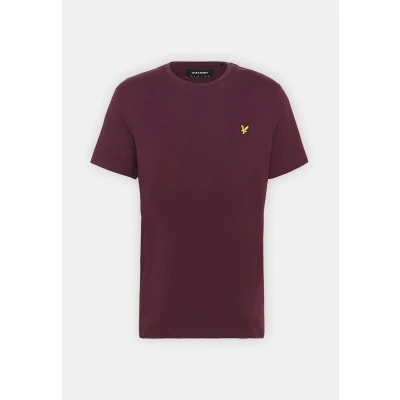 Afbeelding van Lyle &amp; Scott Plain Tshirt basic, Heren, Maat: Small, Burgundy