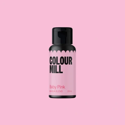 Afbeelding van Colour Mill Aqua Blend Voedingskleurstof op Waterbasis Baby Roze 20 ml