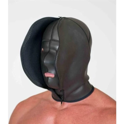 Afbeelding van Neoprene Confinement Hood S/M Zwart