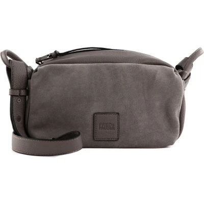 Afbeelding van FREDsBRUDER Leren Schoudertas Sually Camera Bag Graphite Grijs