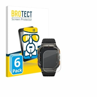 Afbeelding van BROTECT Screenprotector voor Kospet Tank M3 Ultra Folie Beschermfolie Beschermglas transparant (6 Stuks)