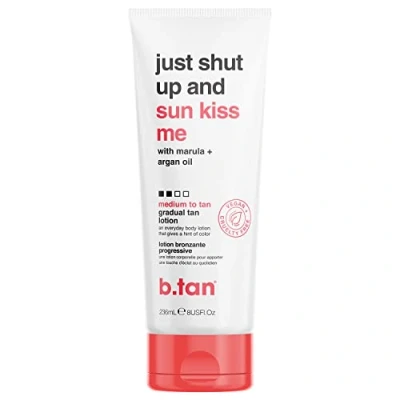 Afbeelding van B.Tan Just Shut Up &amp; Sunkiss Me Medium To Tan Everyday Glow Lotion