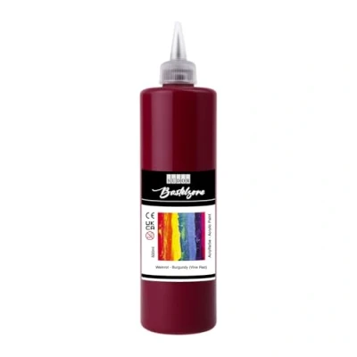 Afbeelding van acrylverf 500 ml hoogwaardige voor kunstenaars (bordeaux)