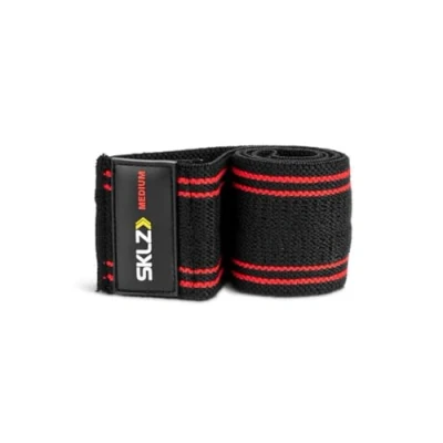 Afbeelding van SKLZ Pro Knit Mini Band Resistance Weerstandsband Voor Been Oefeningen of Schouder Training Medium Rood