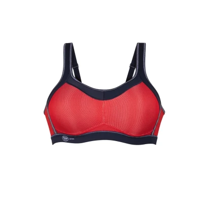 Afbeelding van Anita Momentum Tshirt BH, Dames, Maat: 95F, Red blue iris