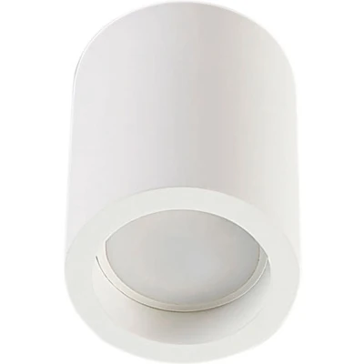 Afbeelding van Lindby plafondlamp met dimmer 1licht gips H: 9 cm GU10 wit
