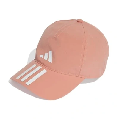 Afbeelding van adidas Uniseks Volwassen 3 Stripes AEROREADY Running Training Baseball Cap, Wonder Clay/White/White, S