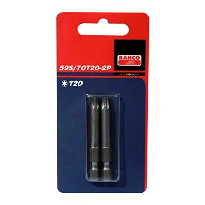 Afbeelding van Bahco 2xbits t15 70mm 1/4&quot; standard 59S/70T15 2P