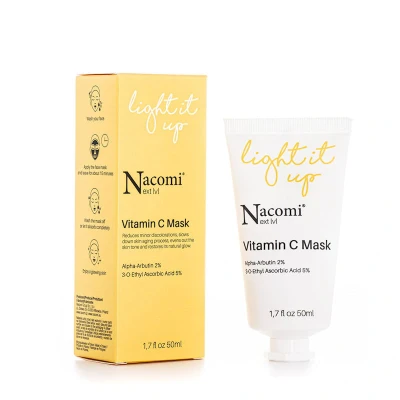 Afbeelding van Nacomi Brightening Face Mask With Vitamin C Light It Up 50ml.