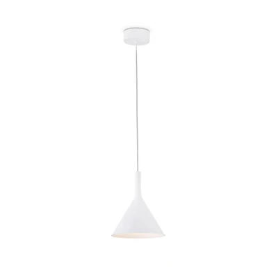 Afbeelding van Faro Lighting Pam LED Kleine Dome Plafond Hanglamp Wit
