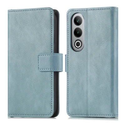 Afbeelding van OnePlus Nord CE 4 Hoesje Kunstleder iMoshion Bookcase Lichtblauw Telefoonhoesje