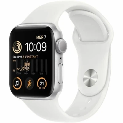 Afbeelding van Refurbished Apple Watch Series SE (2022) GPS Silver / 40mm Lichte gebruikssporen