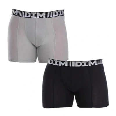 Afbeelding van Pack 2 Heren 3D Flex Air Katoenen Lange Boxers D01N2