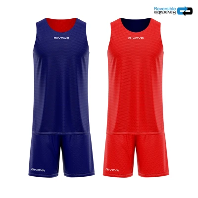 Afbeelding van Givova, kit double, blauw/rood, 2XL