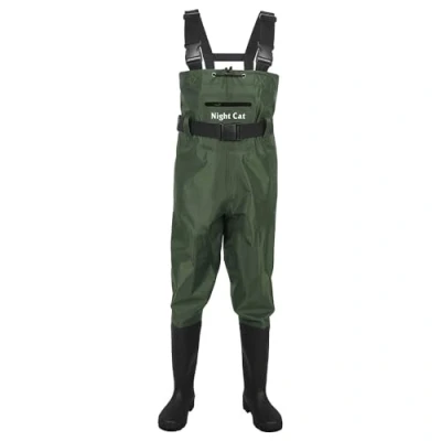 Afbeelding van Night Cat Fishing Waders voor mannen vrouwen jacht Chest met laarzen Waterdichte ademende Crosswater Bib broek