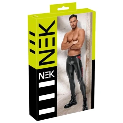 Afbeelding van NEK Nauwsluitende Matte Broek Zwart/Rood