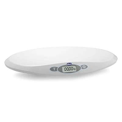 Afbeelding van Chicco Elektronische Babyweegschaal 30 g tot 20 kg LCD Scherm Met Gewichtsstabilisator Opslaan Laatste Weging Tarra Functie