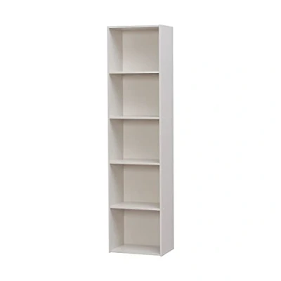 Afbeelding van Iris Ohyama, kantoorplank/boekenkast/archiefkast/houten kast/kantoor basisplank, modern, modulair, kantoor, woonkamer, studeerkamer Office Basic Rack CX 5FN witte eik