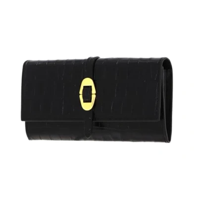Afbeelding van Coccinelle Cosima Croco Wallet Noir