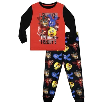 Afbeelding van Five Nights At Freddy&#039;s Jongens Pyjama&#039;s Rood 134