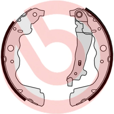 Afbeelding van Brembo Remschoen set S 68 546