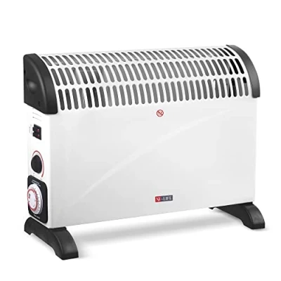 Afbeelding van X4 LIFE Convector 25 m² 2000 W Zwart/wit